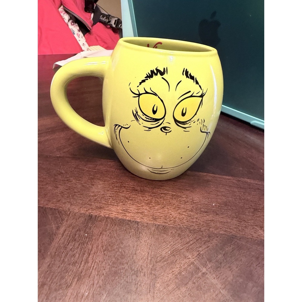 Bioworld The Grinch Naughty Or Nice Dr. Seuss 18 Ounce Large Coffee Mug Christma